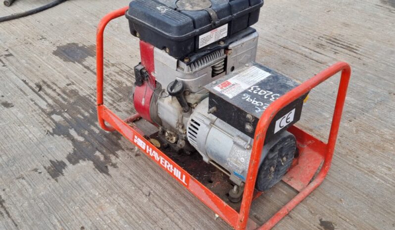 Haverhill Petrol Generator, Briggs & Stratton Engine Generators For Auction: Leeds – 23rd, 24th, 25th, 26th October @ 08:00am full