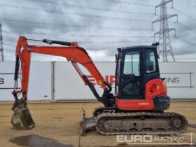 2017 Kubota U55-4 Mini Excavators For Auction: Leeds – 23rd, 24th, 25th, 26th October @ 08:00am full