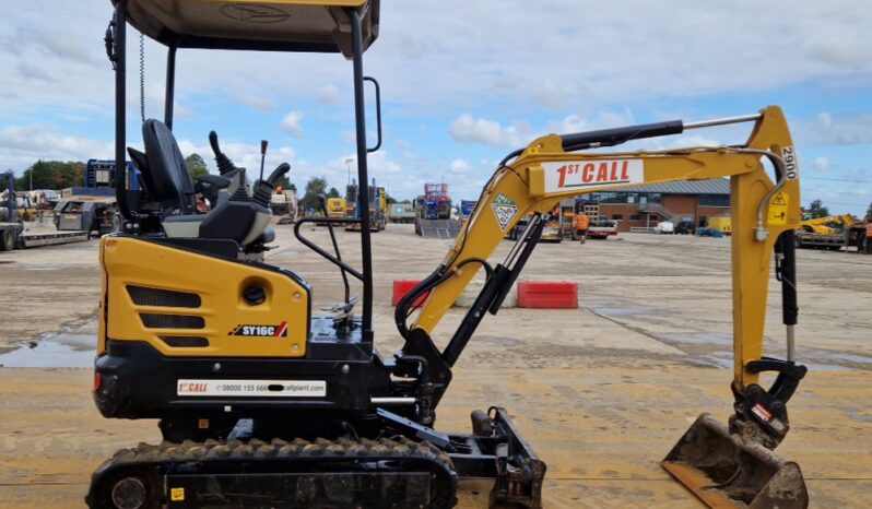 2023 Sany SY16C Mini Excavators For Auction: Leeds – 23rd, 24th, 25th, 26th October @ 08:00am full