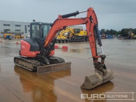 2017 Kubota U55-4 Mini Excavators For Auction: Leeds – 23rd, 24th, 25th, 26th October @ 08:00am full