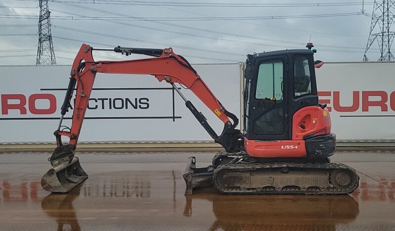 2017 Kubota U55-4 Mini Excavators For Auction: Leeds – 23rd, 24th, 25th, 26th October @ 08:00am full