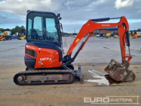 2018 Kubota U27-4 Mini Excavators For Auction: Leeds – 23rd, 24th, 25th, 26th October @ 08:00am full