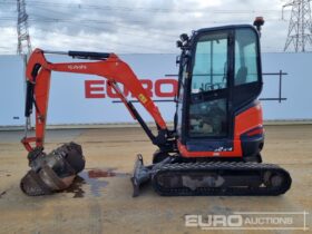 2018 Kubota U27-4 Mini Excavators For Auction: Leeds – 23rd, 24th, 25th, 26th October @ 08:00am full