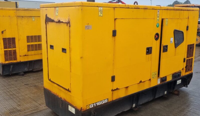 2017 JCB G116QS Generators For Auction: Leeds – 23rd, 24th, 25th, 26th October @ 08:00am full