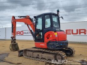 2017 Kubota U55-4 Mini Excavators For Auction: Leeds – 23rd, 24th, 25th, 26th October @ 08:00am full