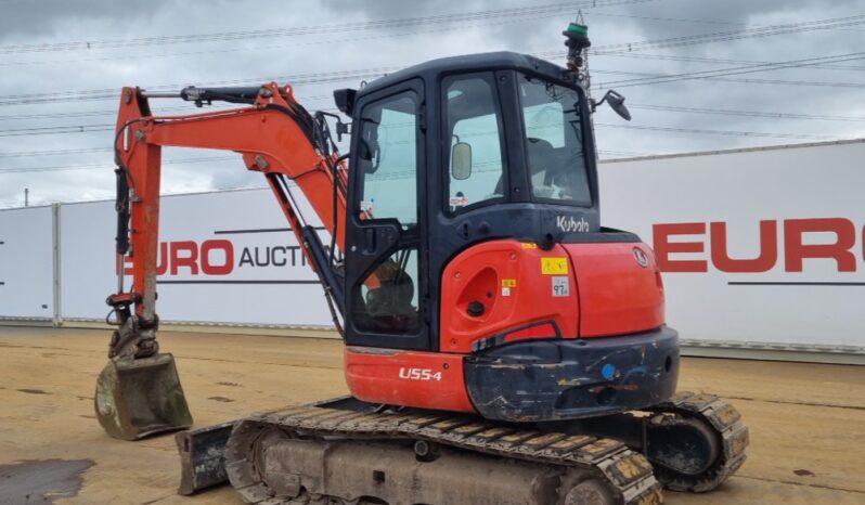 2017 Kubota U55-4 Mini Excavators For Auction: Leeds – 23rd, 24th, 25th, 26th October @ 08:00am full