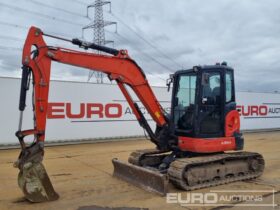 2017 Kubota U55-4 Mini Excavators For Auction: Leeds – 23rd, 24th, 25th, 26th October @ 08:00am