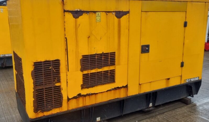 2017 JCB G116QS Generators For Auction: Leeds – 23rd, 24th, 25th, 26th October @ 08:00am full