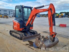 2018 Kubota U27-4 Mini Excavators For Auction: Leeds – 23rd, 24th, 25th, 26th October @ 08:00am full