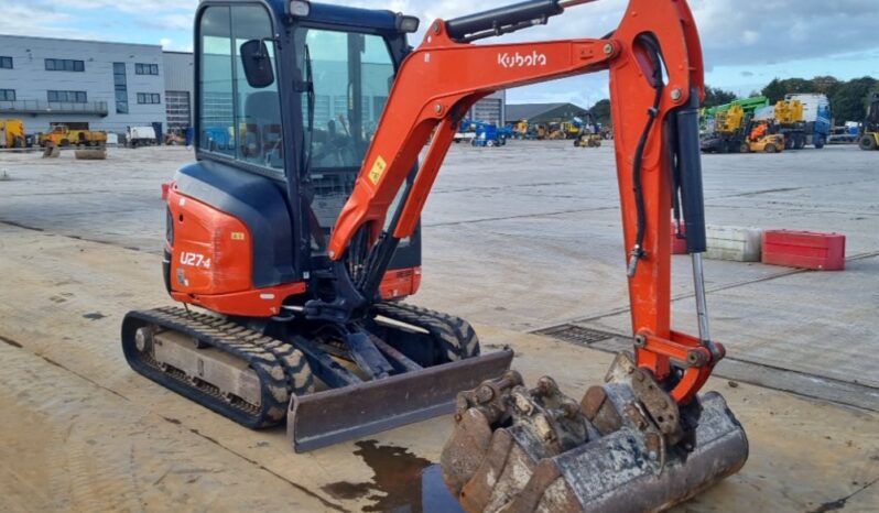 2018 Kubota U27-4 Mini Excavators For Auction: Leeds – 23rd, 24th, 25th, 26th October @ 08:00am full