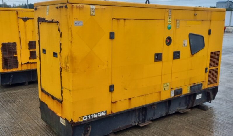 2017 JCB G116QS Generators For Auction: Leeds – 23rd, 24th, 25th, 26th October @ 08:00am full