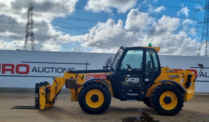 2018 JCB 540-140 Hi Viz Telehandlers For Auction: Leeds – 23rd, 24th, 25th, 26th October @ 08:00am full