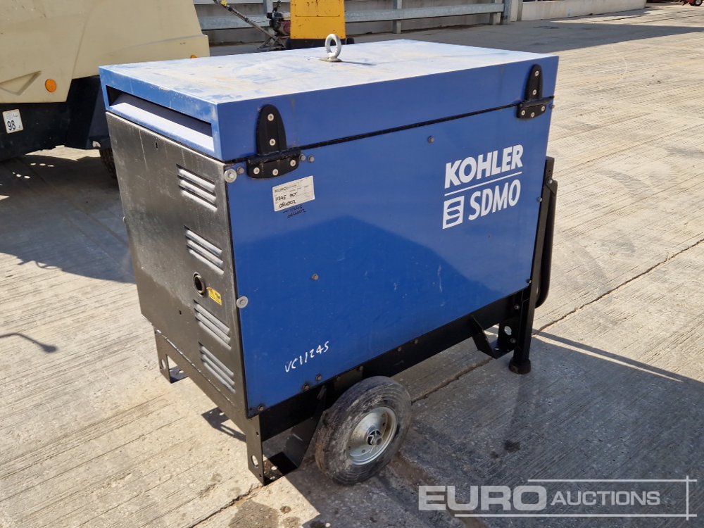 SDMO 6000E Generators For Auction: Leeds – 23rd, 24th, 25th, 26th October @ 08:00am