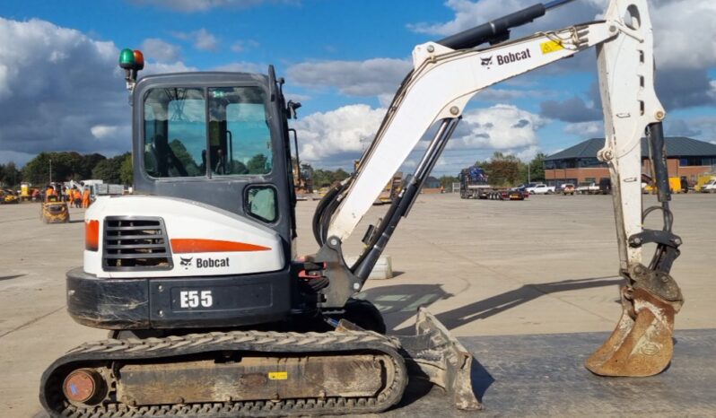 2016 Bobcat E55EM Mini Excavators For Auction: Leeds – 23rd, 24th, 25th, 26th October @ 08:00am full