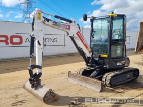 2020 Bobcat E27Z Mini Excavators For Auction: Leeds – 23rd, 24th, 25th, 26th October @ 08:00am