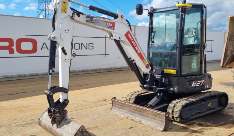 2020 Bobcat E27Z Mini Excavators For Auction: Leeds – 23rd, 24th, 25th, 26th October @ 08:00am