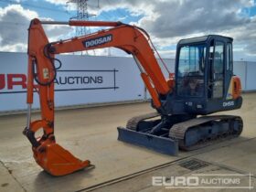 Doosan DH55-V Mini Excavators For Auction: Leeds – 23rd, 24th, 25th, 26th October @ 08:00am