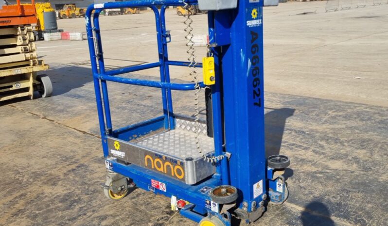 2014 Power Towers Nano Manlifts For Auction: Leeds – 23rd, 24th, 25th, 26th October @ 08:00am full