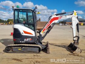 2020 Bobcat E27Z Mini Excavators For Auction: Leeds – 23rd, 24th, 25th, 26th October @ 08:00am full