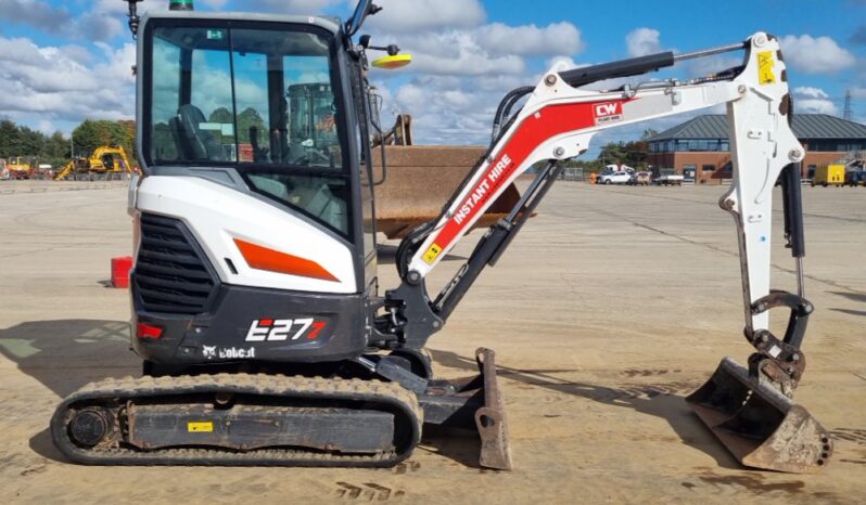 2020 Bobcat E27Z Mini Excavators For Auction: Leeds – 23rd, 24th, 25th, 26th October @ 08:00am full