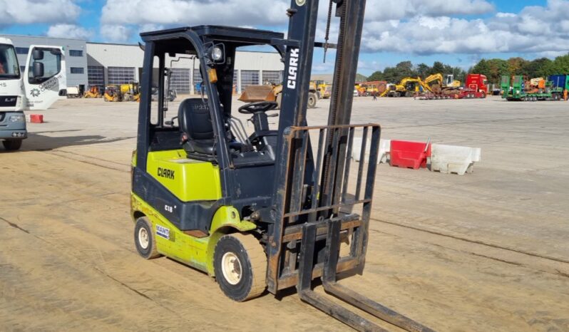 2016 Clark C18D Forklifts For Auction: Leeds – 23rd, 24th, 25th, 26th October @ 08:00am full