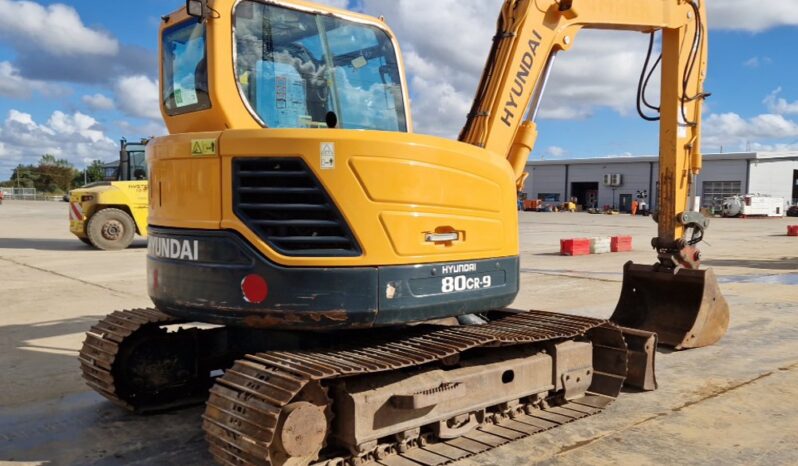 2012 Hyundai Robex R80CR-9 6 Ton+ Excavators For Auction: Leeds – 23rd, 24th, 25th, 26th October @ 08:00am full