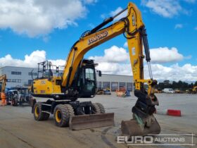 2019 JCB JS160W Wheeled Excavators For Auction: Leeds – 23rd, 24th, 25th, 26th October @ 08:00am full