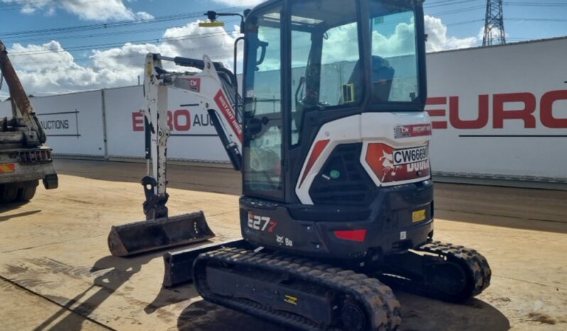 2020 Bobcat E27Z Mini Excavators For Auction: Leeds – 23rd, 24th, 25th, 26th October @ 08:00am full