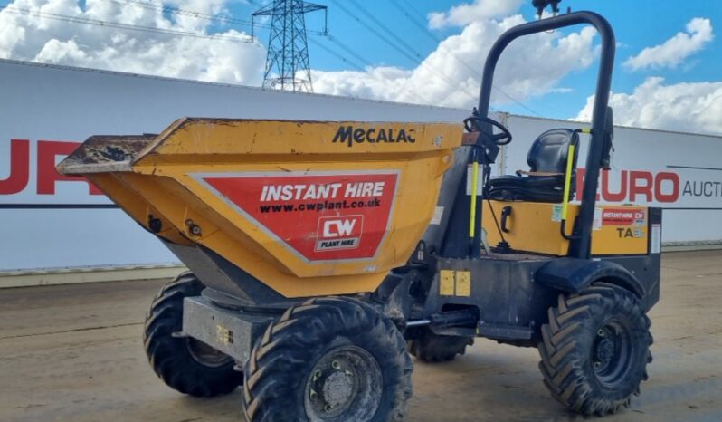 Mecalac TA3S Site Dumpers For Auction: Leeds – 23rd, 24th, 25th, 26th October @ 08:00am