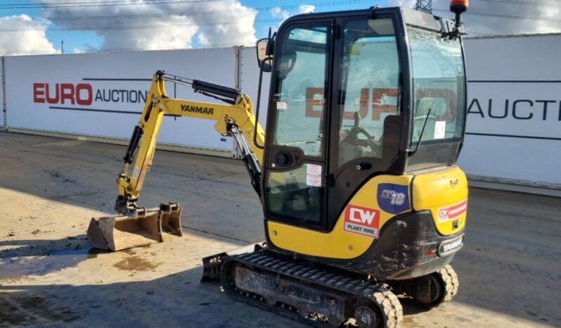 2020 Yanmar SV18 Mini Excavators For Auction: Leeds – 23rd, 24th, 25th, 26th October @ 08:00am full