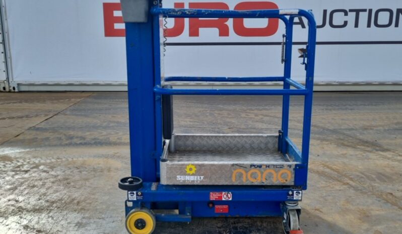 2014 Power Towers Nano Manlifts For Auction: Leeds – 23rd, 24th, 25th, 26th October @ 08:00am full