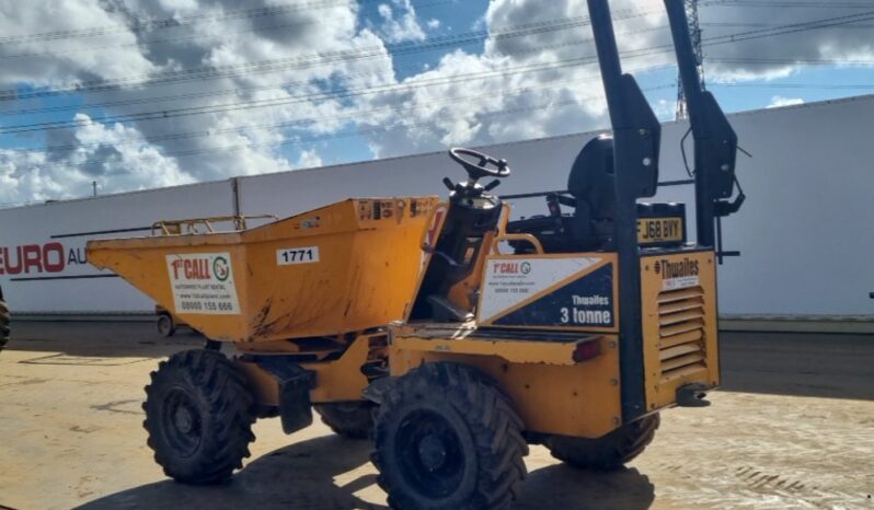 2018 Thwaites 3 Ton Site Dumpers For Auction: Leeds – 23rd, 24th, 25th, 26th October @ 08:00am full