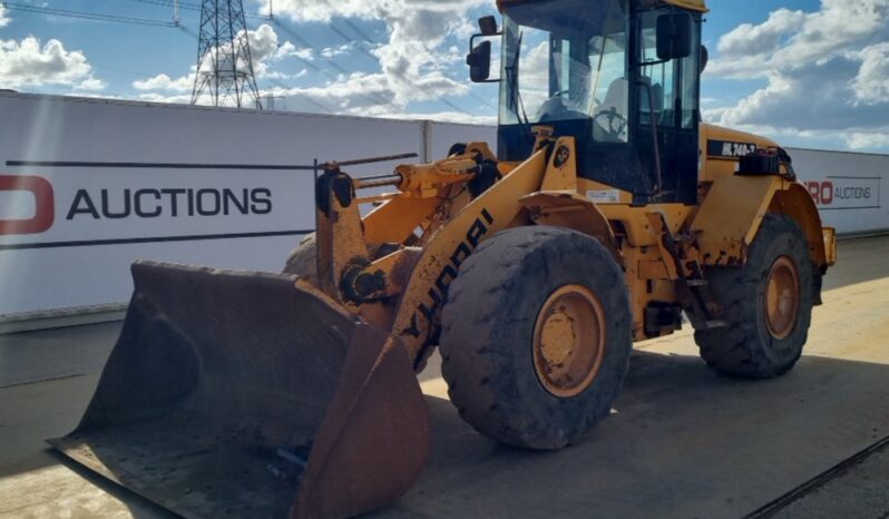 Hyundai HL740-7 Wheeled Loaders For Auction: Leeds – 23rd, 24th, 25th, 26th October @ 08:00am