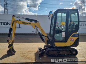 2020 Yanmar SV18 Mini Excavators For Auction: Leeds – 23rd, 24th, 25th, 26th October @ 08:00am full