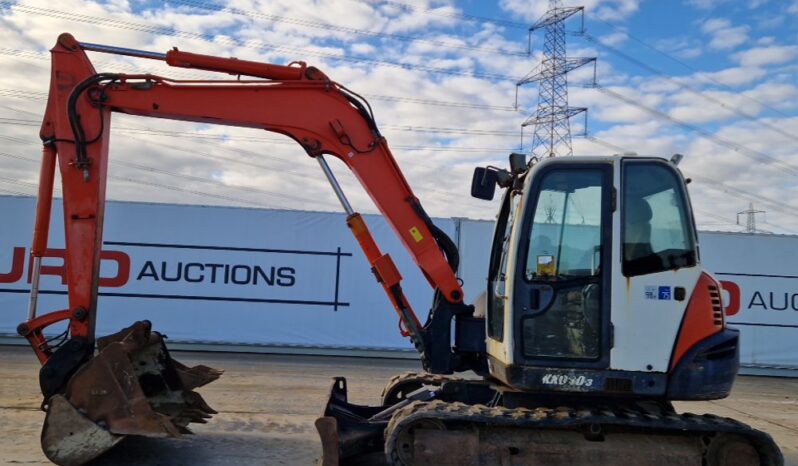 Kubota KX080-3 6 Ton+ Excavators For Auction: Leeds – 23rd, 24th, 25th, 26th October @ 08:00am full