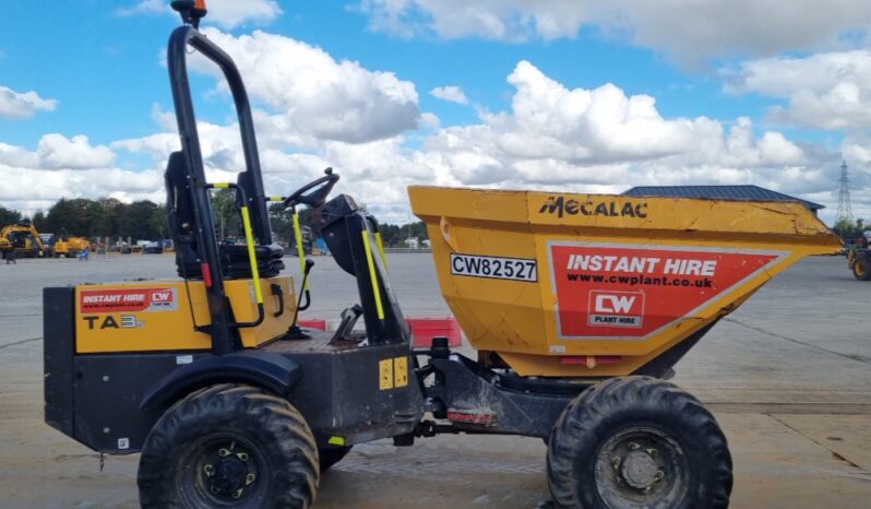 Mecalac TA3S Site Dumpers For Auction: Leeds – 23rd, 24th, 25th, 26th October @ 08:00am full