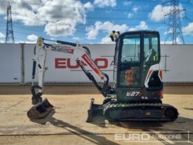 2020 Bobcat E27Z Mini Excavators For Auction: Leeds – 23rd, 24th, 25th, 26th October @ 08:00am full