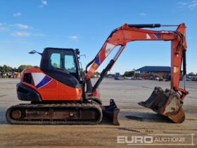 2018 Kubota KX080-4A 6 Ton+ Excavators For Auction: Leeds – 23rd, 24th, 25th, 26th October @ 08:00am full