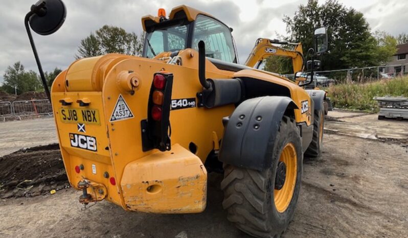 2018 JCB 540-140 Hi Viz Telehandlers For Auction: Leeds – 23rd, 24th, 25th, 26th October @ 08:00am full