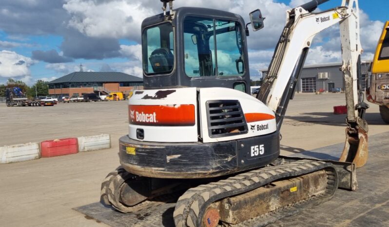 2015 Bobcat E55EM Mini Excavators For Auction: Leeds – 23rd, 24th, 25th, 26th October @ 08:00am full