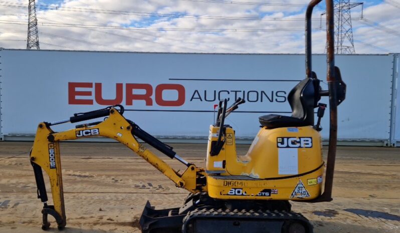 2017 JCB 8008CTS Mini Excavators For Auction: Leeds – 23rd, 24th, 25th, 26th October @ 08:00am full