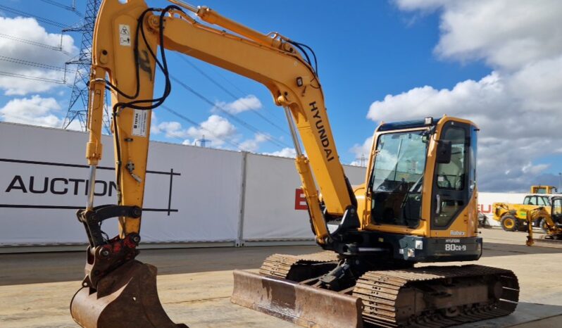 2012 Hyundai Robex R80CR-9 6 Ton+ Excavators For Auction: Leeds – 23rd, 24th, 25th, 26th October @ 08:00am