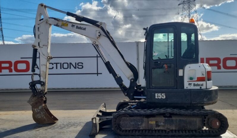 2015 Bobcat E55EM Mini Excavators For Auction: Leeds – 23rd, 24th, 25th, 26th October @ 08:00am full