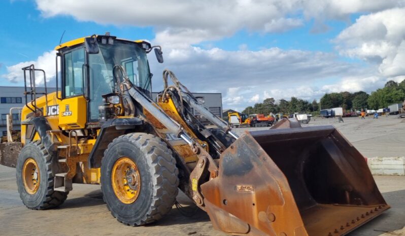 2019 JCB 437WHT Wheeled Loaders For Auction: Leeds – 23rd, 24th, 25th, 26th October @ 08:00am full