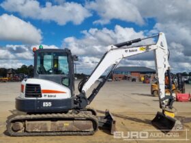 2015 Bobcat E55EM Mini Excavators For Auction: Leeds – 23rd, 24th, 25th, 26th October @ 08:00am full