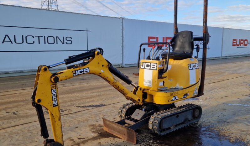 2017 JCB 8008CTS Mini Excavators For Auction: Leeds – 23rd, 24th, 25th, 26th October @ 08:00am