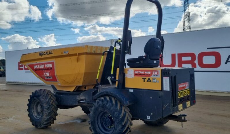 Mecalac TA3S Site Dumpers For Auction: Leeds – 23rd, 24th, 25th, 26th October @ 08:00am full