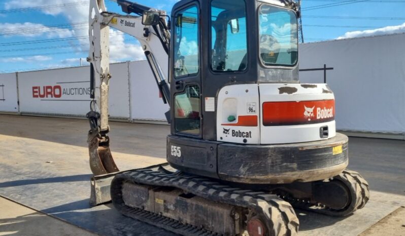 2015 Bobcat E55EM Mini Excavators For Auction: Leeds – 23rd, 24th, 25th, 26th October @ 08:00am full