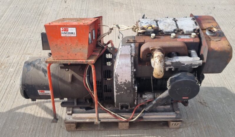 Haverhill Generator, 3 Cylinder Engne Generators For Auction: Leeds – 23rd, 24th, 25th, 26th October @ 08:00am full