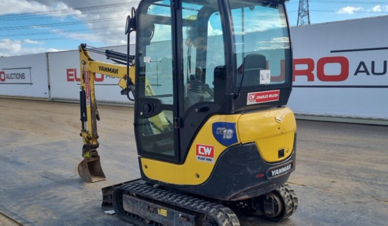 2020 Yanmar SV18 Mini Excavators For Auction: Leeds – 23rd, 24th, 25th, 26th October @ 08:00am full